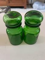 Twee apothekerspotjes 12 cm, Ophalen of Verzenden, Zo goed als nieuw, Overige materialen, Pot, Bus of Blik