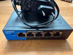 Linksys 5-poort Gigabit switch LGS105, Computers en Software, Netwerk switches, Ophalen of Verzenden, Zo goed als nieuw