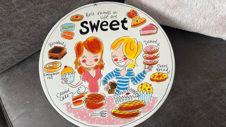 Blond Amsterdam Taartschaal, Huis en Inrichting, Keuken | Servies, Zo goed als nieuw, Ophalen of Verzenden