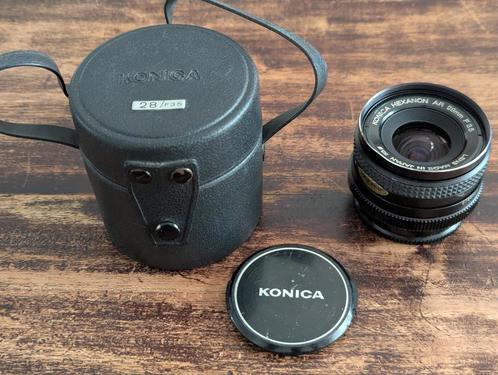 Konica Hexanon AR 3,5 28mm groothoeklens., Verzamelen, Fotografica en Filmapparatuur, Lens of Lenzen, 1960 tot 1980, Ophalen