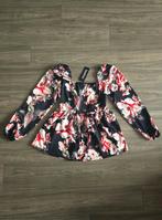 Boohoo Plus Floral Button Up peplum top in maat 44 (NIEUW), Overige kleuren, Boohoo, Maat 42/44 (L), Nieuw