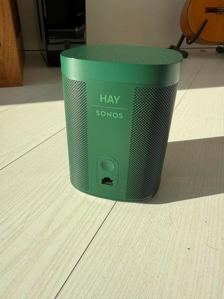 Sonos One HAY Limited Edition - Groen, Audio, Tv en Foto, Luidsprekers, Gebruikt, Front, Rear of Stereo speakers, Minder dan 60 watt