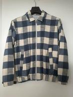 Zara - blauw crème geruit jack | maat S, Zara, Blauw, Ophalen of Verzenden, Zo goed als nieuw