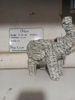 Bloempot, plantenpot, sierpot, riet olifant, Ophalen, Overige materialen, Rond, Minder dan 40 cm