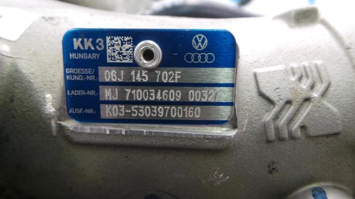 VOLKSWAGEN PASSAT CC [TURBOCHARGER] 2011, Auto-onderdelen, Motor en Toebehoren, Gebruikt, ARN erkend, Stiba lid, Erkend duurzaam