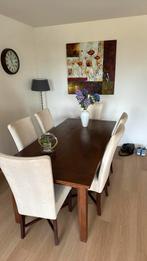 Eettafel met 6 stoelen, Ophalen of Verzenden, Zo goed als nieuw