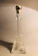 Vintage likeurfles in de vorm van de Eiffeltoren, Antiek en Kunst, Curiosa en Brocante, Ophalen of Verzenden