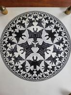 Originele Escher poster jaren 60/70 mt koker Circle Limit IV, Ophalen of Verzenden, Gebruikt, Bord