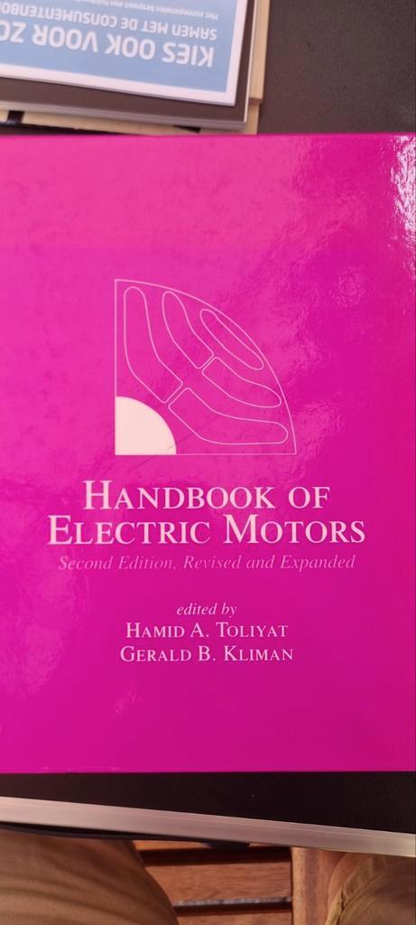 Handbook of Electric Motors - Toliyat & Kliman, Boeken, Techniek, Gelezen, Elektrotechniek, Ophalen of Verzenden