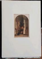 Johannes Bosboom Prent 19e eeuw Kerkinterieur, Verzenden