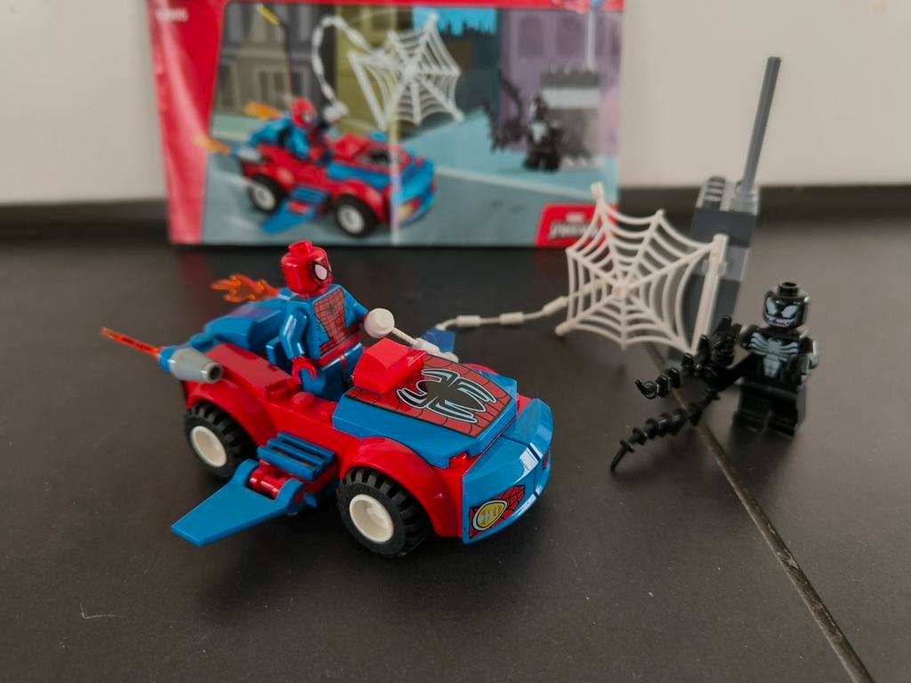 Lego Marvel Spider-Man vs. Venom Lego juniors set 10665, Ophalen of Verzenden, Zo goed als nieuw, Complete set, Lego