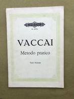 Nicola Vaccai - Metodo Pratico. Tiefe Stimme, Zang, Gebruikt, Klassiek, Les of Cursus