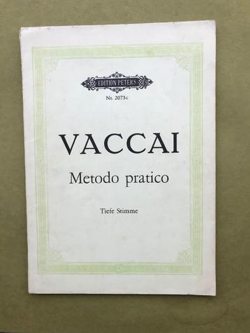 Nicola Vaccai - Metodo Pratico. Tiefe Stimme beschikbaar voor biedingen