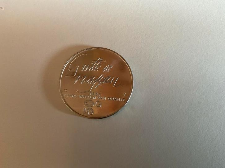 Zilveren 50 Gulden 1984 - Prachtige Munt!, Postzegels en Munten, Munten | Nederland, Losse munt, 50 gulden, Koningin Beatrix, Zilver