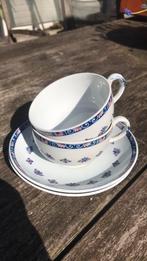 Set antieke Engelse kop en schotels - Wedgwood, Ophalen of Verzenden