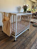 BABY BOX «NOIS» | 95 X 75 CM | WIT EN NATUREL met kleed, Kinderen en Baby's, Boxen, Ophalen, Zo goed als nieuw