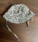 Hoedje wit met zwarte vlekken 9 maanden HEMA, Maat 62, Meisje, Hoed, Nieuw