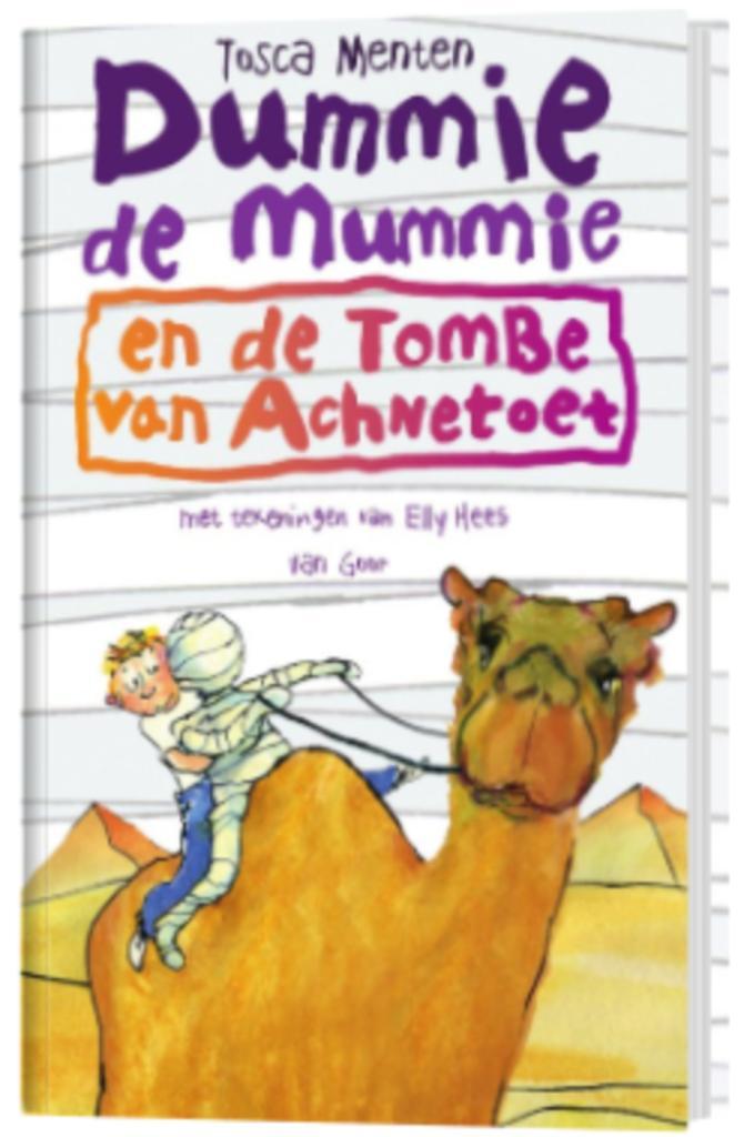 Tosca Menten - Dummie de Mummie en de Tombe van Achnetoet, Boeken, Kinderboeken | Jeugd | 10 tot 12 jaar, Zo goed als nieuw, Ophalen of Verzenden