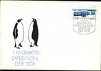 DDR 1988 Antarctica Expeditie Pinguïns, Postzegels en Munten, Postzegels | Eerstedagenveloppen, Ophalen of Verzenden, Onbeschreven