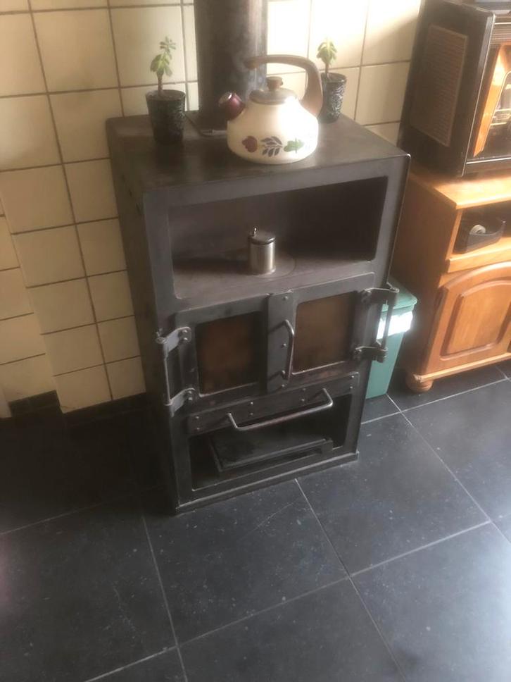 Houtkachel, Huis en Inrichting, Kachels, Zo goed als nieuw, Vrijstaand, Houtkachel, Hout, Ophalen of Verzenden