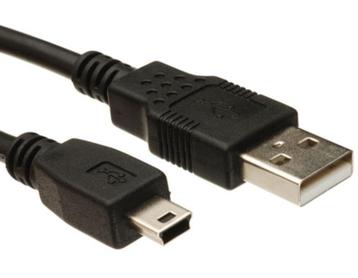 USB-A naar USB-B mini verloopkabel 1.8m (Nieuw) beschikbaar voor biedingen