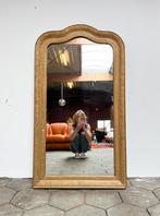Goudkleurige antieke XL spiegel, Huis en Inrichting, Woonaccessoires | Spiegels, 75 tot 100 cm, 100 tot 150 cm, Gebruikt, Rechthoekig