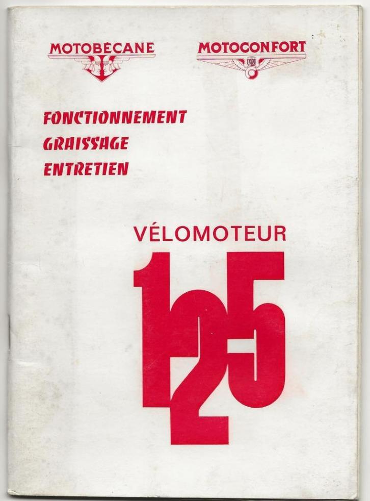 Motobecane 125 notice handleiding 2x (6162z), Motoren, Handleidingen en Instructieboekjes, Overige merken, Verzenden