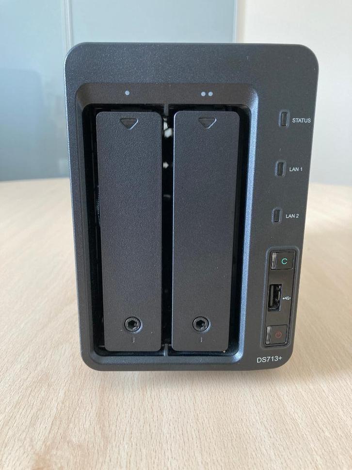 Synology DS713+ (4TB HDD), Computers en Software, NAS, Refurbished, Ophalen