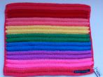 Gondas Creaties Regenboog poppendeken óf als placemat, Ophalen of Verzenden, Nieuw