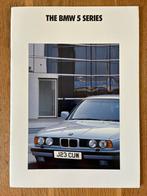 BMW 5-serie E34 UK brochure 1/92, Boeken, Verzenden, Zo goed als nieuw, BMW