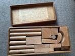 Antieke Blokkendoos uit de jaren 30 - Compleet!, Antiek en Kunst, Ophalen