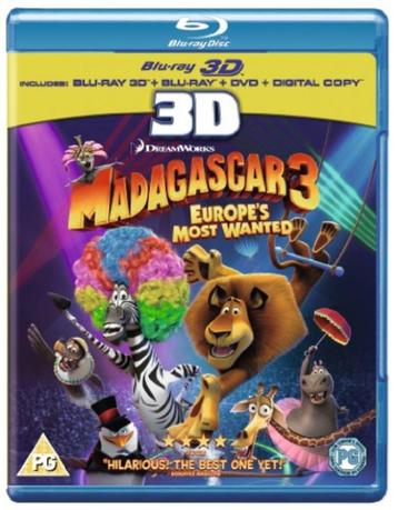 Madagascar 3D - Blu-ray beschikbaar voor biedingen