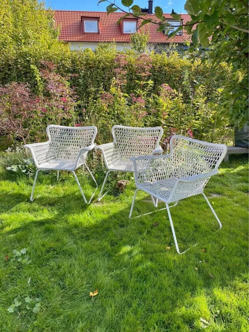 IKEA Högsten tuinstoelen - 2 stuks - met Djupvik kussens, Tuin en Terras, Tuinstoelen, Zo goed als nieuw, Rotan, Ophalen