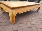 Teakhouten opiumtafel, Huis en Inrichting, Tafels | Salontafels, Ophalen, Gebruikt, 100 tot 150 cm, Teakhout