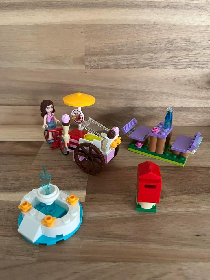 Lego Friends Olivia's Ijskar 41030 - Compleet!, Kinderen en Baby's, Speelgoed | Duplo en Lego, Gebruikt, Lego, Complete set, Ophalen of Verzenden