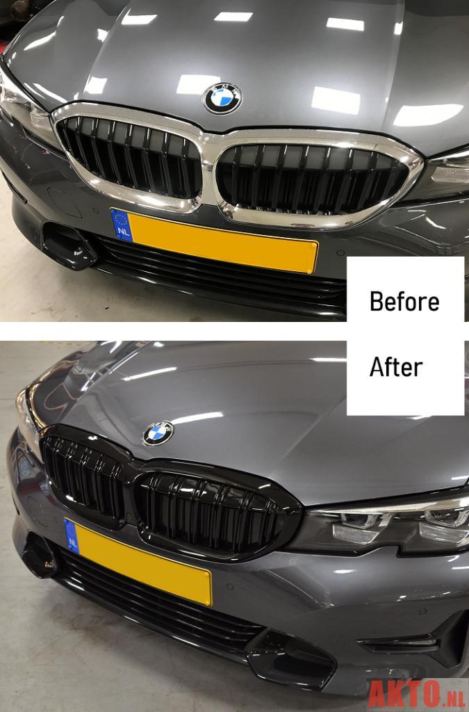 BMW 3-serie 2020 G20 G21 Nieren Glans zwarte grill + Inbouw, Auto-onderdelen, Overige Auto-onderdelen, BMW, Nieuw, Ophalen of Verzenden