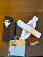 Bruiloft mr&mrs (balonnen, ringdoosje, give-away verpakking), Ophalen, Zo goed als nieuw, Feestartikel, Valentijn of Romantisch