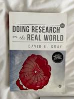 Doing research in the real world, Boeken, Studieboeken en Cursussen, David e Gray, Ophalen of Verzenden, Zo goed als nieuw, HBO