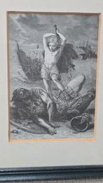 Oude gravure, ets , Schilderij, tekening, Antiek en Kunst, Kunst | Etsen en Gravures, Ophalen of Verzenden