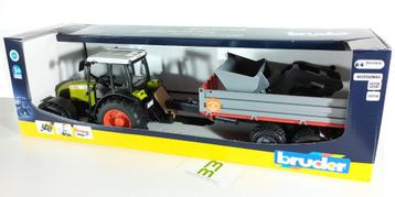 Bruder Claas Nectis 267F trekker SET +voorlader/kipper beschikbaar voor biedingen