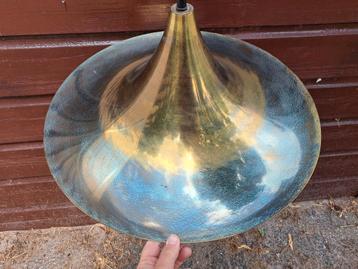 Hele mooie hanglamp in vintage stijl in tinten messing koper beschikbaar voor biedingen