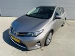 Toyota Auris 1.8 Hybrid Lease Panoramadak | Trekhaak | Navi, 4 cilinders, Bruin, Origineel Nederlands, Bedrijf