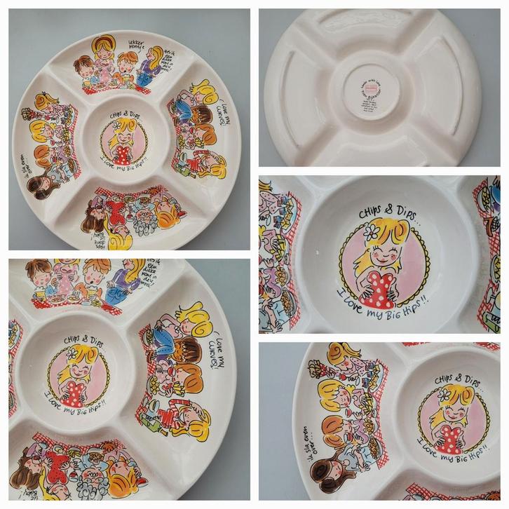 Blond amsterdam chips & dips schaal, Huis en Inrichting, Keuken | Servies, Zo goed als nieuw, Schaal of Schalen, Blond Amsterdam