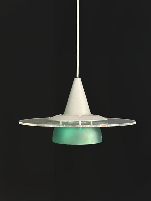Design Light Space Age hanglamp model Satellit Groen, Huis en Inrichting, Lampen | Hanglampen, Zo goed als nieuw, Minder dan 50 cm