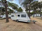 Knaus Sudwind 450 - OVERCOMPLEET -, Caravans en Kamperen, Caravans, Rondzit, Particulier, 6 tot 7 meter, Kachel