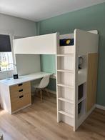Hoogslaper Ikea Stuva (Smastad) met Bureau en Kast, Ophalen, Gebruikt, Hoogslaper