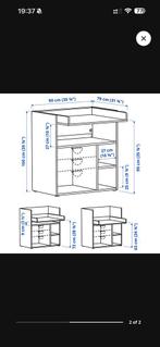 Commode / Bureau - Ideaal voor babykamer!, Kinderen en Baby's, Kinderkamer | Commodes en Kasten, Ophalen of Verzenden, Zo goed als nieuw