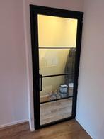 Stompe binnendeur met rolslot 231x93, Doe-het-zelf en Verbouw, Deuren en Horren, Gebruikt, 80 tot 100 cm, 215 cm of meer, Binnendeur