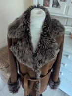 Arma bruine leren lammycoat lamsvacht 100% maat 40, Kleding | Dames, Jassen | Winter, Maat 38/40 (M), Bruin, Arma, Ophalen of Verzenden