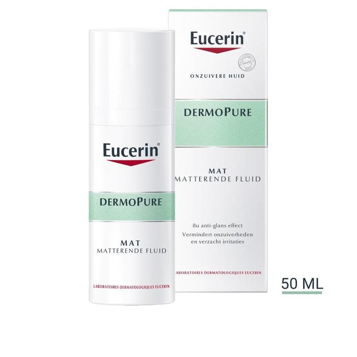 Eucerin Dermopure Mat Matterende Fluid 50 ml %, Sieraden, Tassen en Uiterlijk, Uiterlijk | Gezichtsverzorging, Nieuw, Verzorging